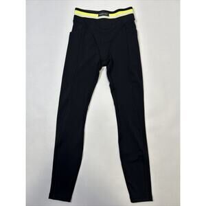 Savage x Fenty Lineup High-Waist Pocket Legging Size XS Black Yellow